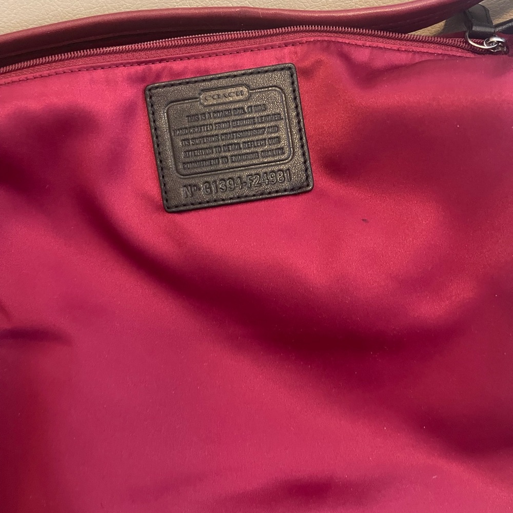 Coach Patchwork Leather & Suede Purse w/Silver Hardware in EXCELLENT CONDITION! - Picture 9 of 14